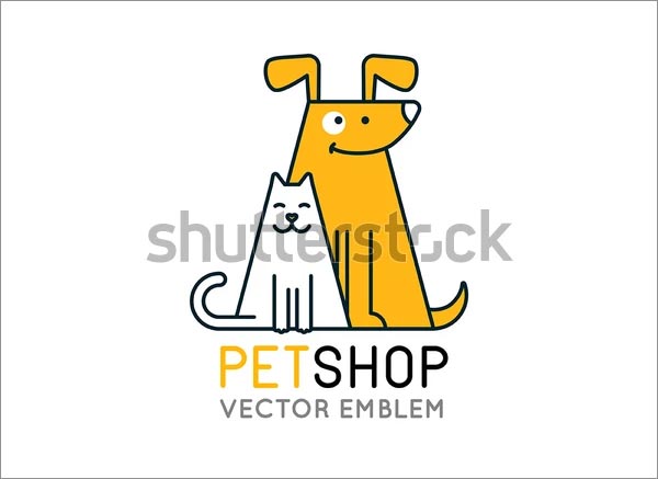 Pet Vector Logo Design Template