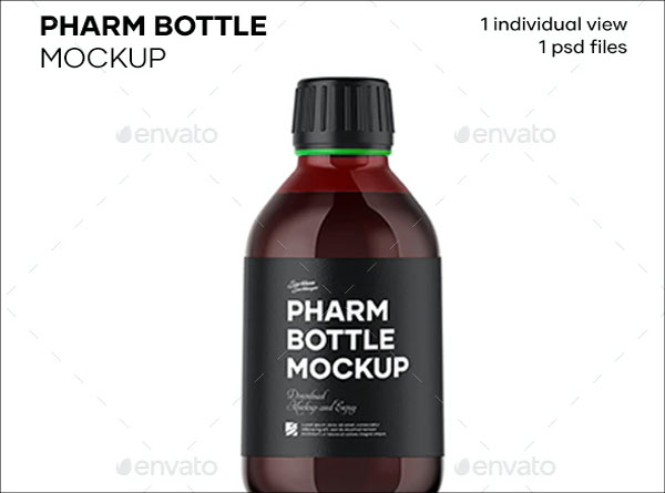 Pharm Bottle Mockup