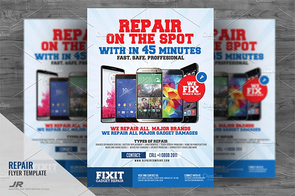 Phone Repair Flyer Design Template