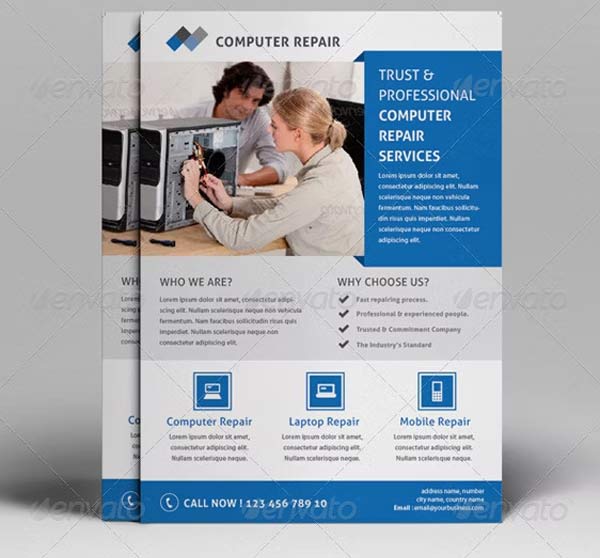 Phone Repair Flyer Design Templates
