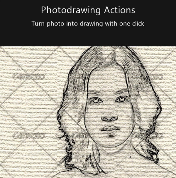 Photo Drawing Action Pack