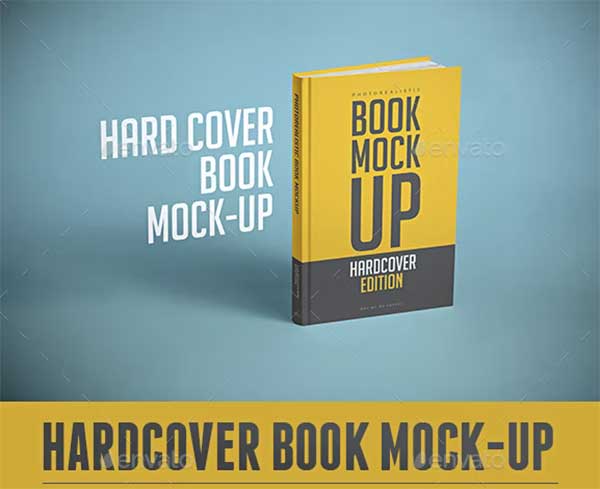 Photo-Realistic Hardcover Book Mock-up