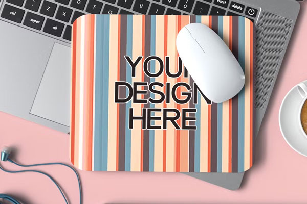 Photo-Realistic Mouse Pad Mockup
