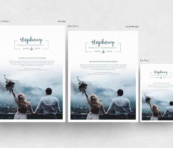 Photography Pricing Guide Flyer