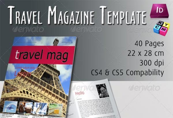 Photography Travel Magazine Template