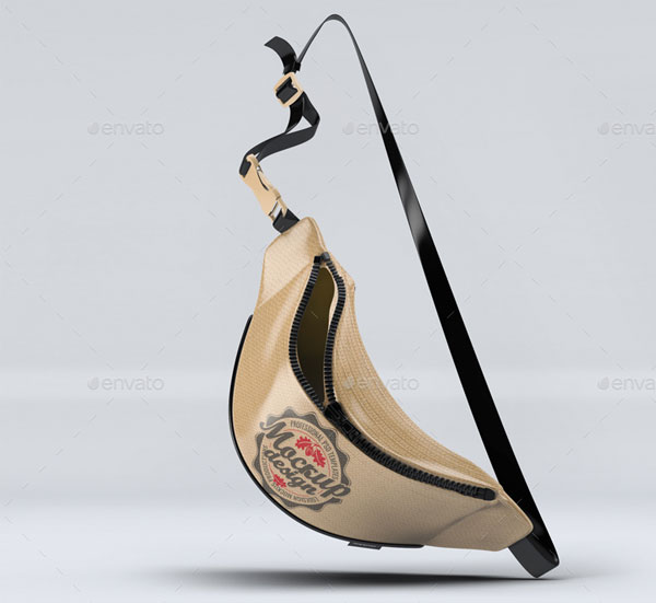 Photorealistic Bum Bag Mockup