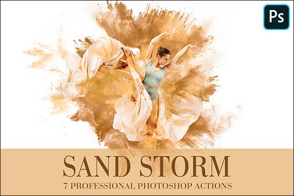 Photoshop Actions - Sand Storm