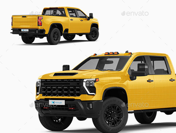 Photoshop Truck Mockup Design Download