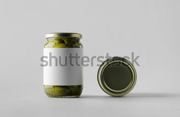 Pickled Cucumber Jar Mock-Up