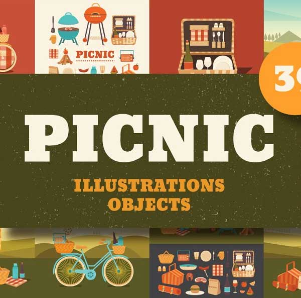 Picnic Barbeque Flyer Templates