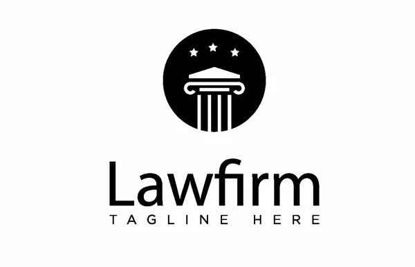 Pillar Lawfirm Logo Design Templates