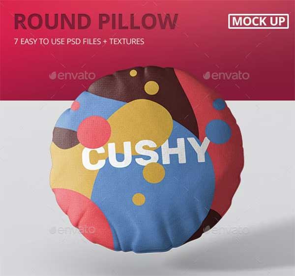 Pillow Mockup - Round