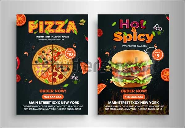 Pizza & Fast Food Flyer Template