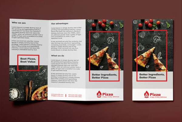 Pizza Brochure Trifold