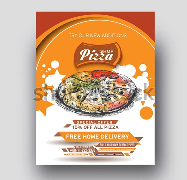 Pizza Shop flyer Template