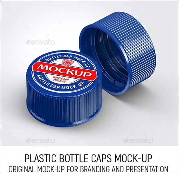 Plastic Bottle Cap Mockups
