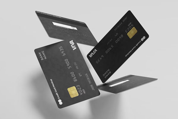 Plastic Credit Card Mockup Set