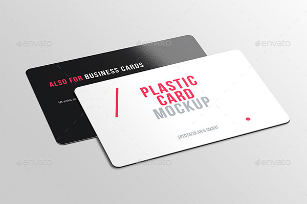 Plastic Credit Card Mockup