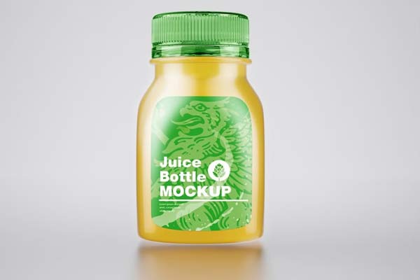Plastic Juice Bottle Mockups Download