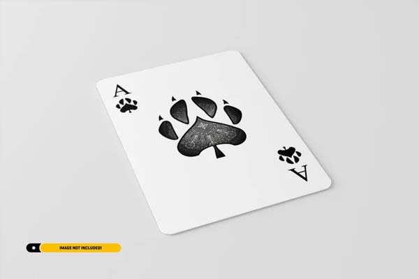 Playing Card Mockup Generator PSD