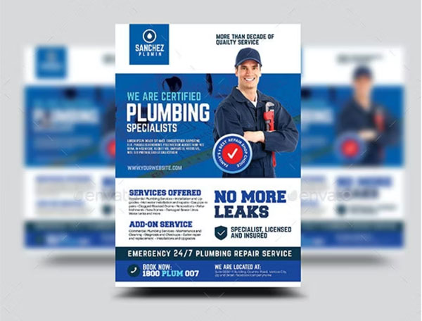 Plumbing Company Promotional Flyer