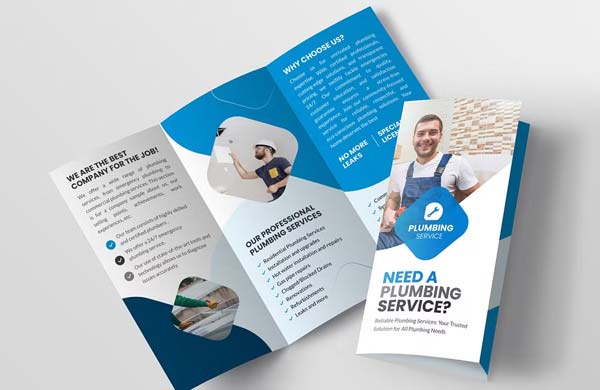 Plumbing Plumber Brochure
