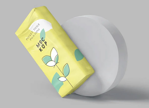 Pocket Tissue Packet PSD Mockups