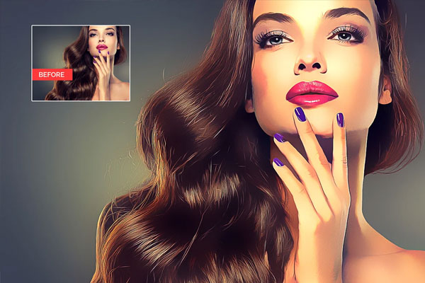 Portrait Painting Sketch Photoshop Action
