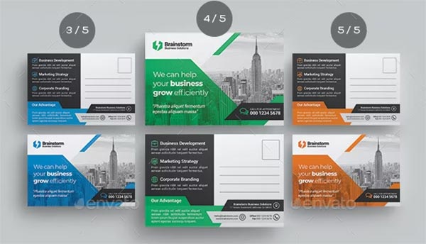 Postcard Business Template