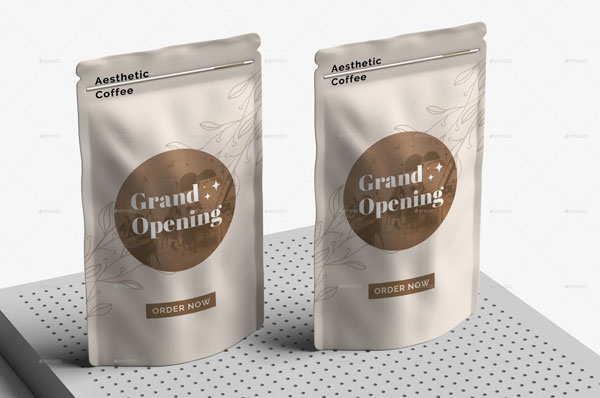 Pouch Packaging Mockup