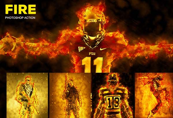 Power Explosion Photoshop Action