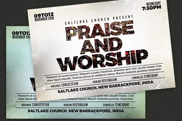 Praise And Worship Flyer Download