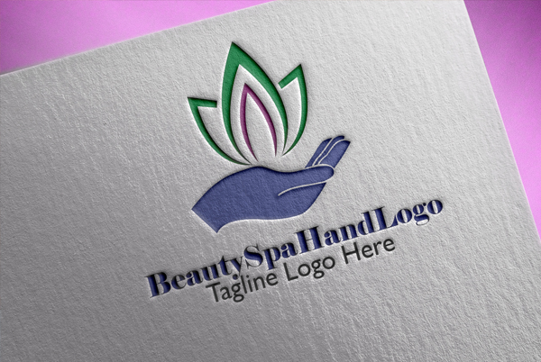 Premium Beauty Spa Hand Logo
