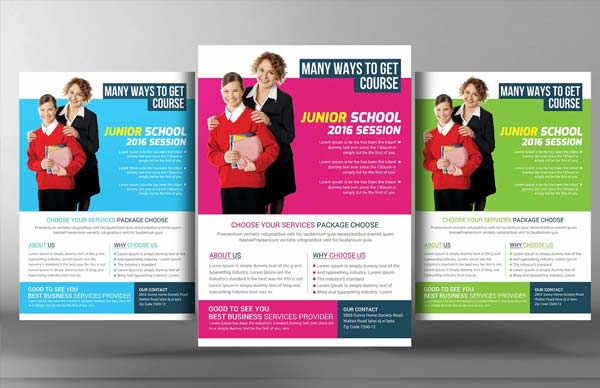 Premium Junior School Flyer Template