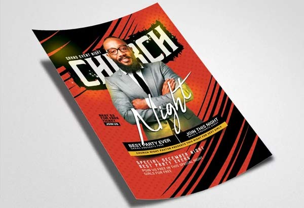 Premium Realistic Church Flyer Templates