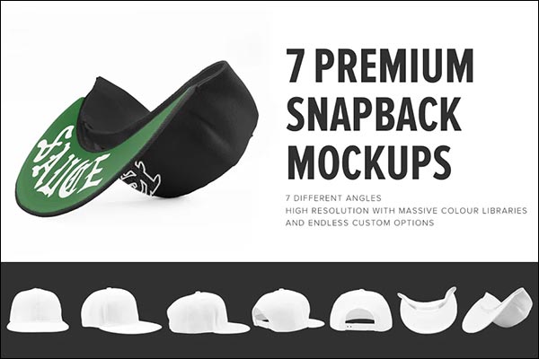 Premium Snapback Mockups