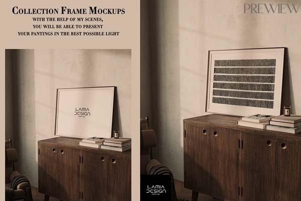 Presentation of Wall Paint Mockup