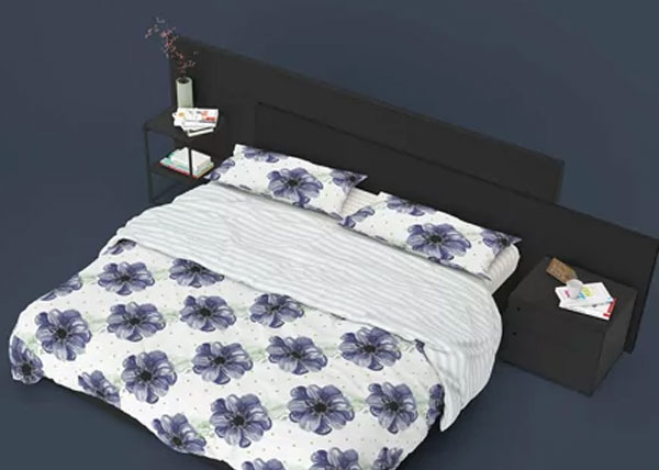 Print Bed Linens Mockup Set