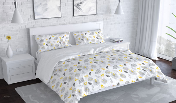 Print Bed Linens Mockup Set