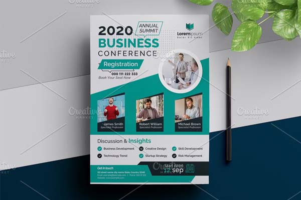 Print Event Summit Conference Flyer Design