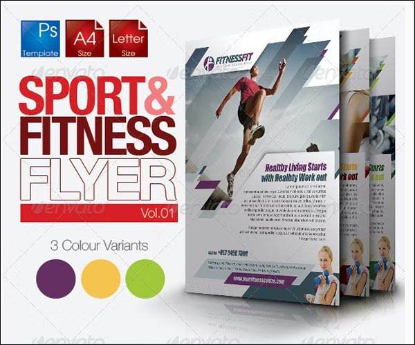 Print Fitness Flyer Template