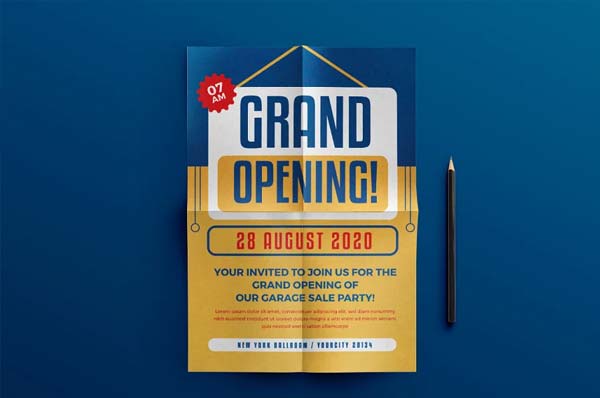 Print Grand Opening Event Flyer