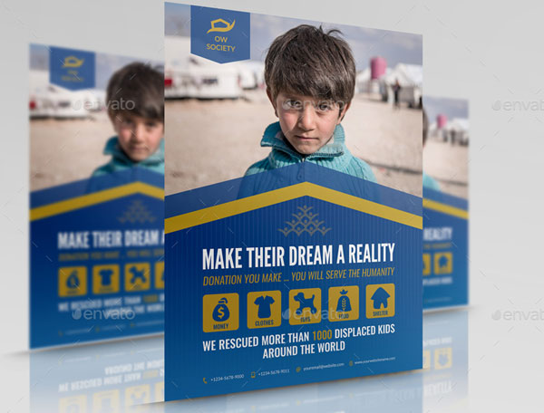 Print Kids Charity Flyer Templates