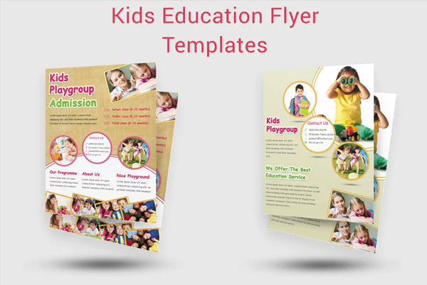 Print Kids Education Flyer Templates
