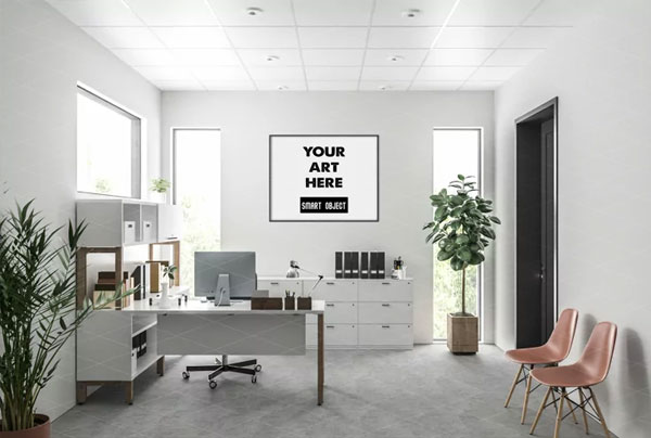 Print Office Art Mockups