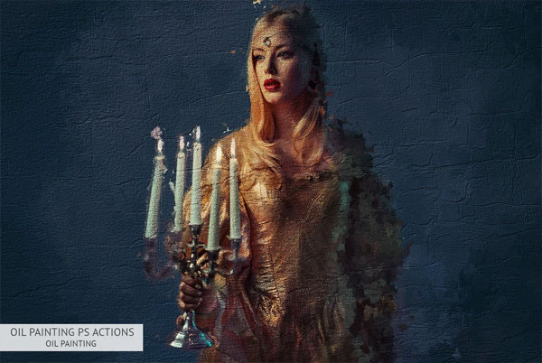 Print Oil Painting Pro Photoshop Actions