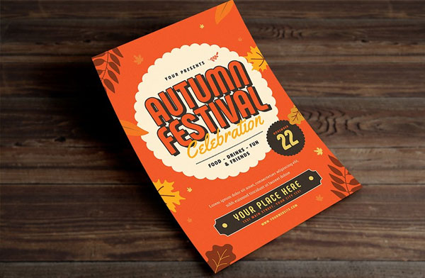 Printable Autumn Festival Flyer
