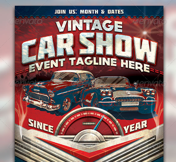Printable Car Show Flyer Template Word