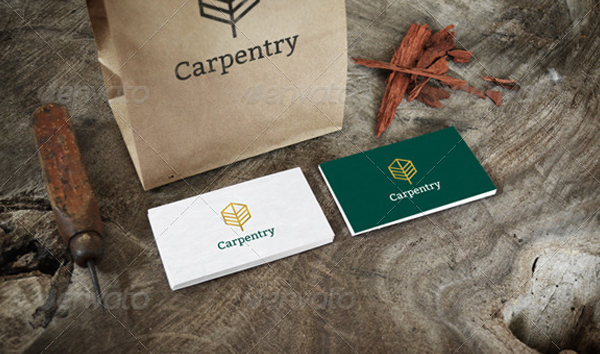 Printable Carpentry Logo Design Template