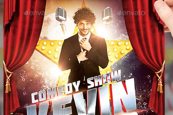 Printable Comedy Show Flyer Template Download